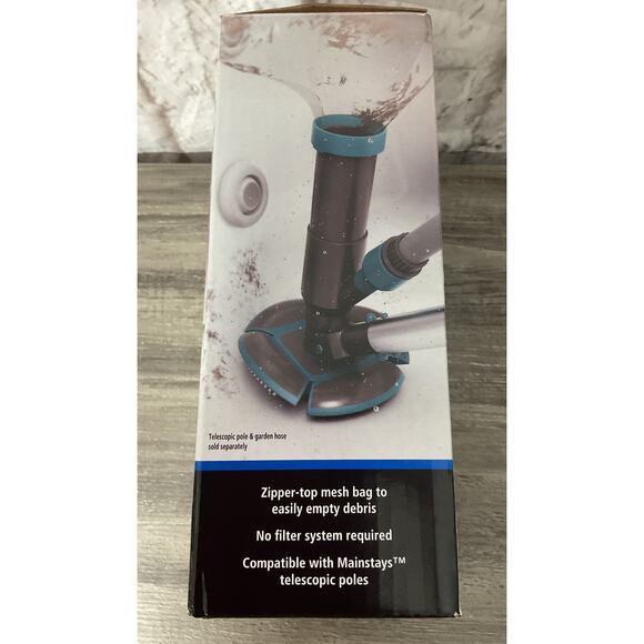 NWT Small Pool & Spa Vacuum Flexible Sides Adjust to Angles - Picture 2 of 6